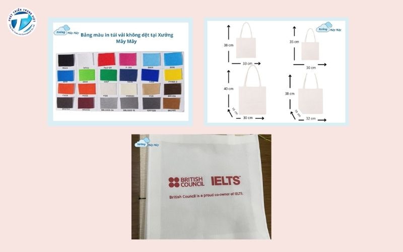 Gợi ý khi đặt in túi vải không dệt tại Xưởng Mây Mây